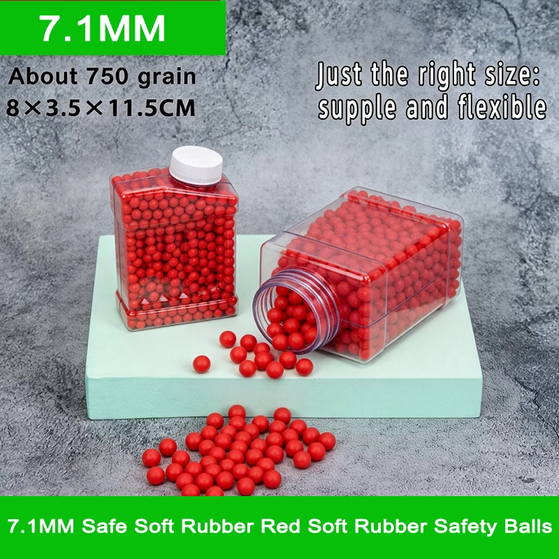 Kids Outdoor House Accessories - 23X 1E 7.1MM Red Soft Rubber