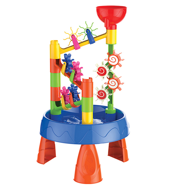 Kids Outdoor Table - 32PCS Water Wheel Sand & Water