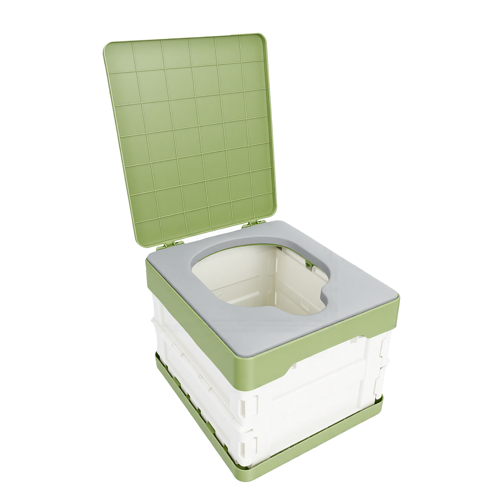 Kids Outdoor Foldable Chair - Portable Potty with PU Soft Seat