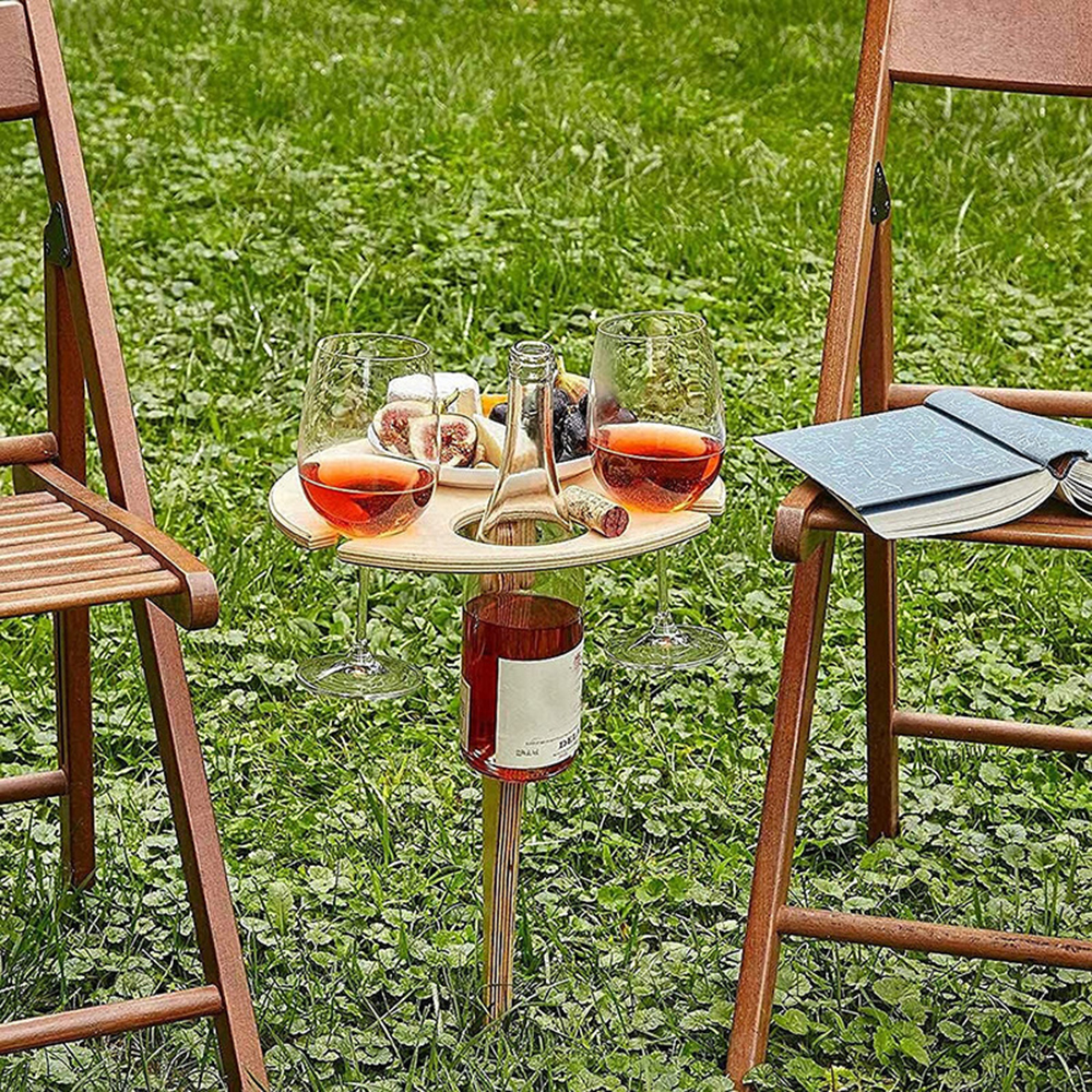 wooden wine table wine holder  - Kids Outdoor Wooden Table avis et prix
