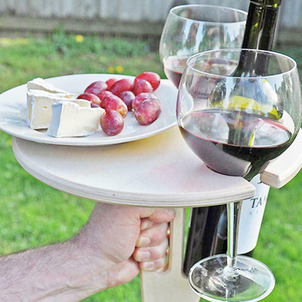 wooden wine table wine holder  - Kids Outdoor Wooden Table avis et prix