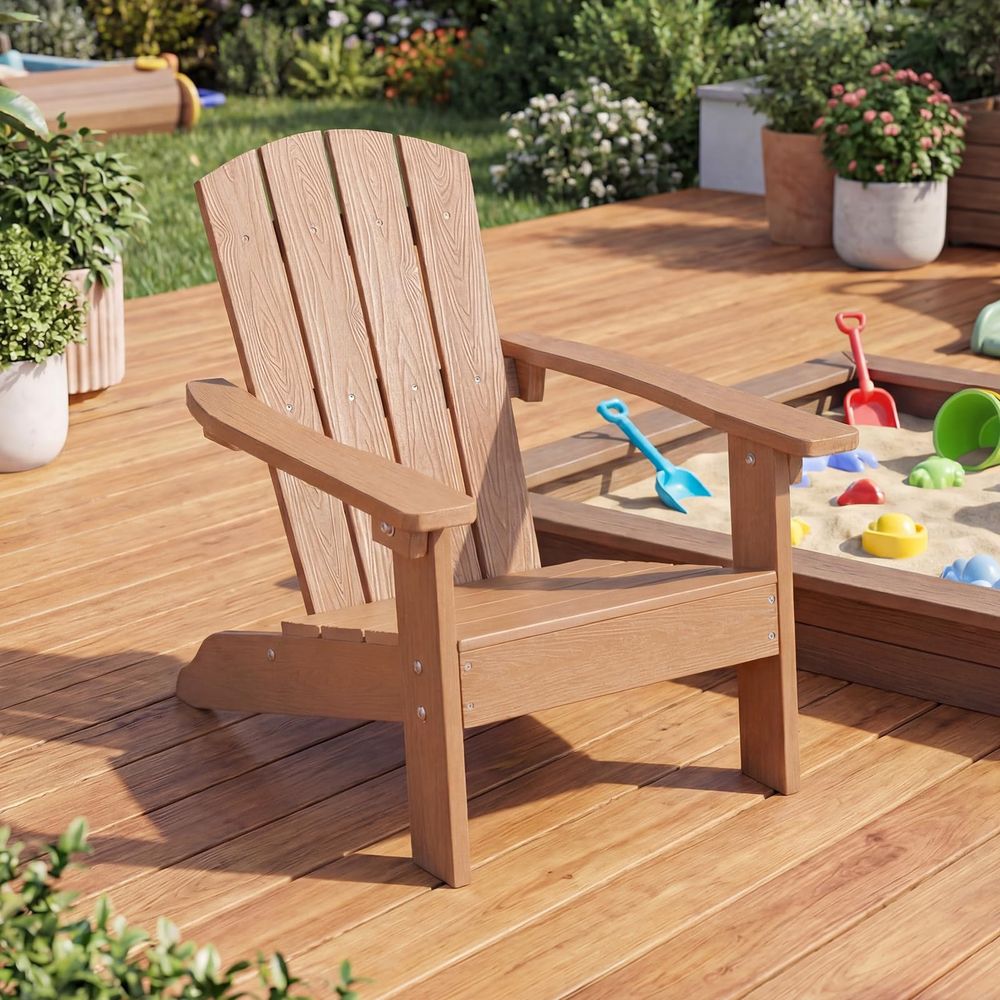 Kids Adirondack Chair, AllWeat - Kids Outdoor Lawn Chair avis et prix