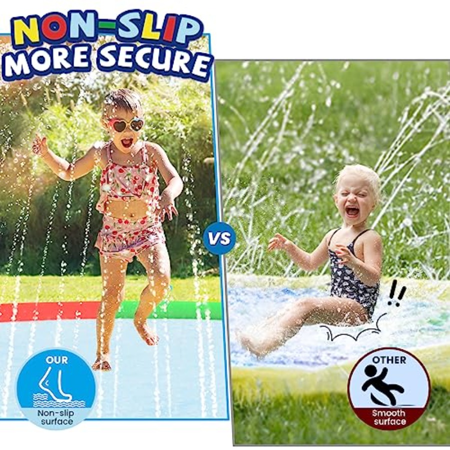 3 FT Large Splash Pad for Ages - Kids Outdoor Water Toys avis et prix