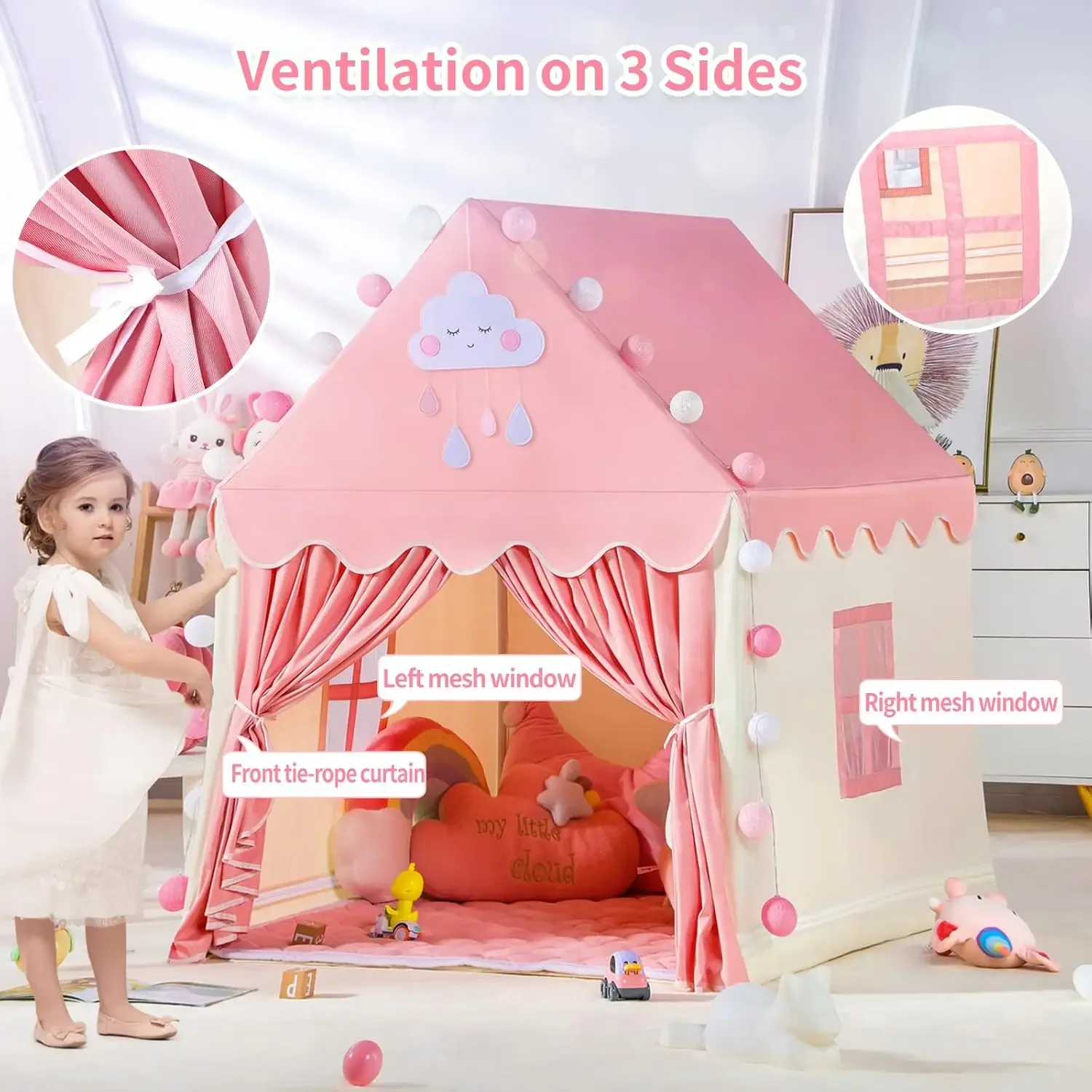 Children Play Tent Princess Ca - Kids Outdoor House Accessories avis et prix