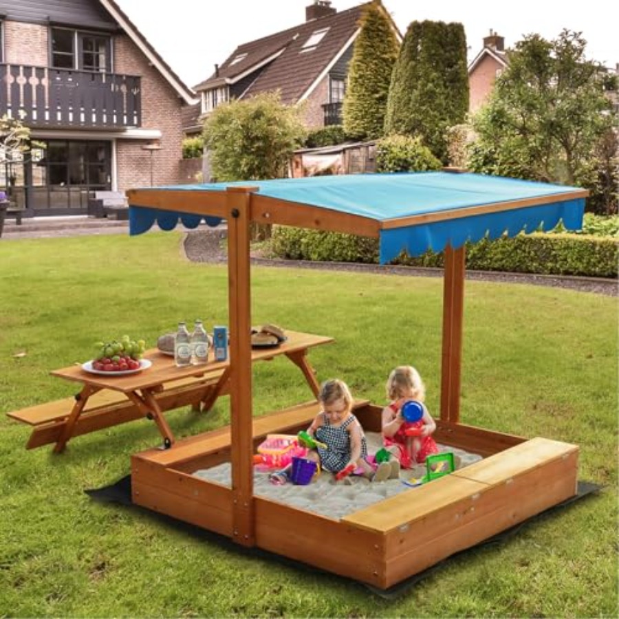 Backyard outdoor kids wooden s - Kids Outdoor Wooden Table avis et prix