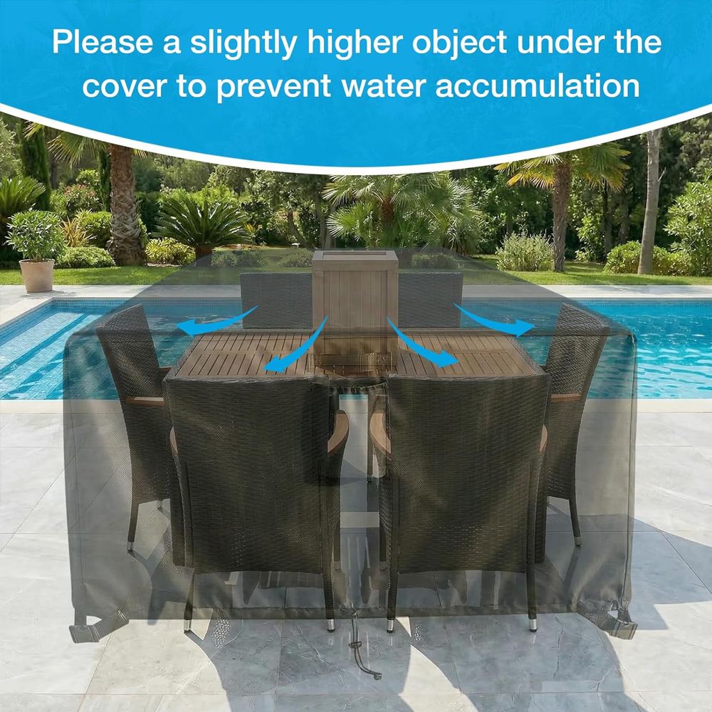 420D Rectangle Patio Furniture - Kids Outdoor Dining Table avis et prix
