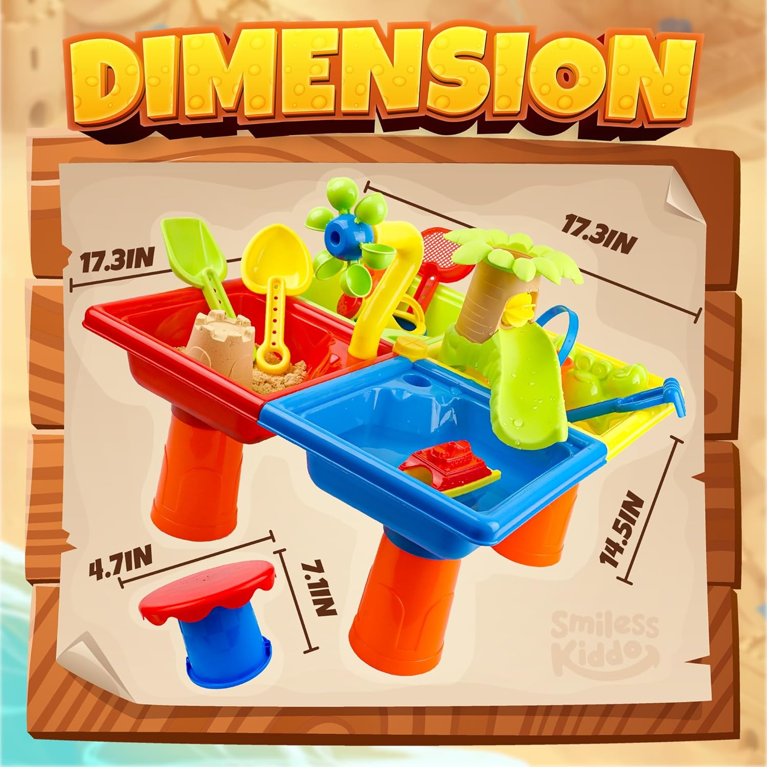 25 Pcs Summer Water Table for  - Kids Outdoor Table avis et prix