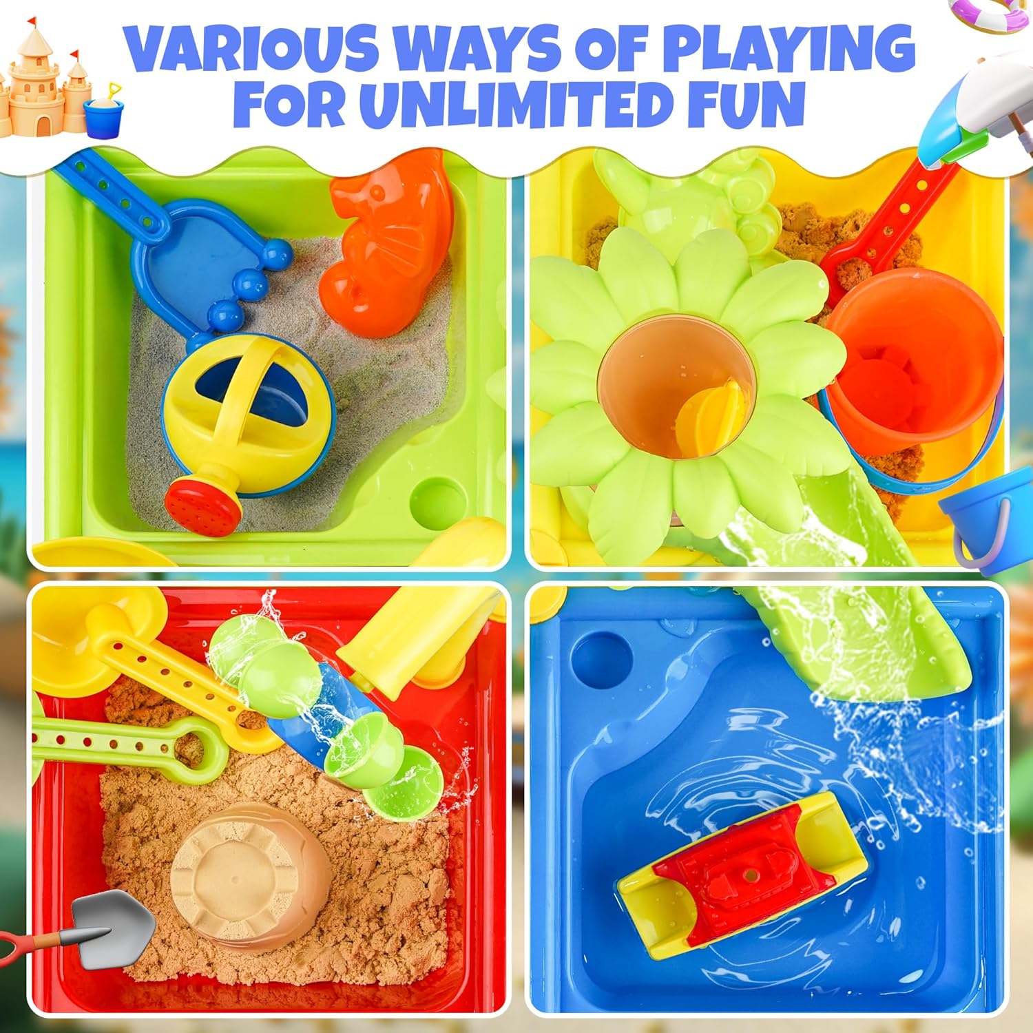 25 Pcs Summer Water Table for  - Kids Outdoor Table avis et prix