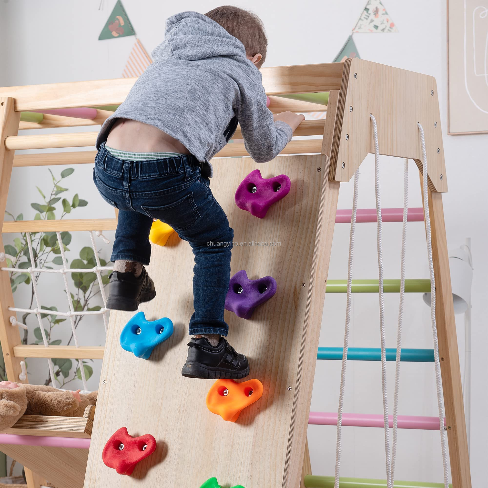 Climbing Walls Amusement Park  - Kids Outdoor Swing avis et prix