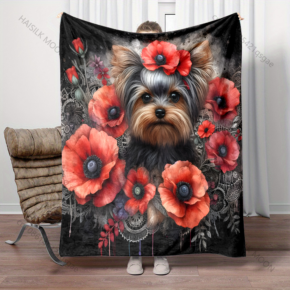 Yorkshire Terrier and Flowers  - Outdoor Kids Yorkshire avis et prix