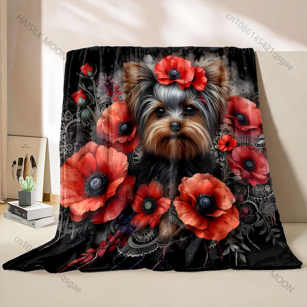 Yorkshire Terrier and Flowers  - Outdoor Kids Yorkshire avis et prix