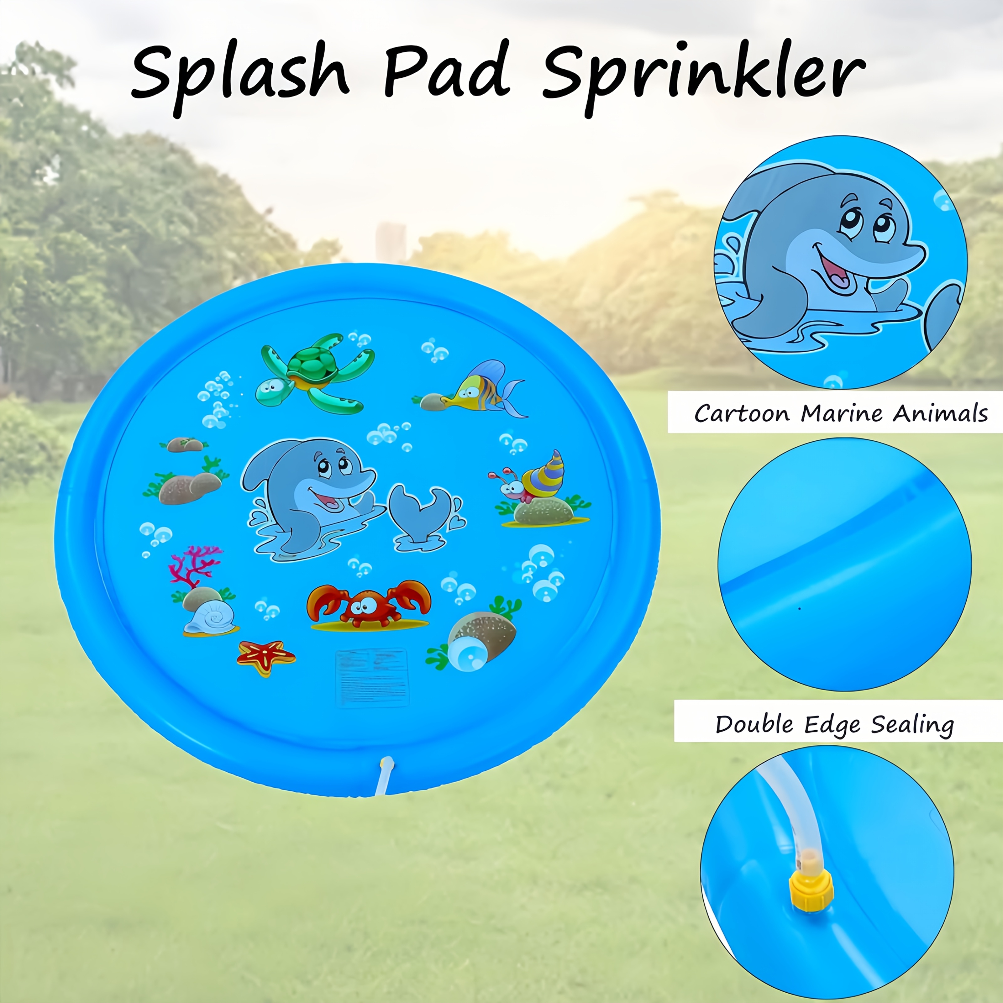PVC Inflatable Splash Pad Spri - Kids Outdoor Water Toys avis et prix