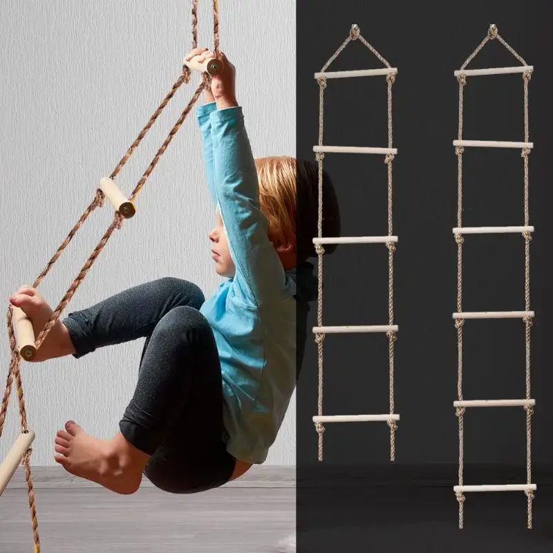 Kids Wooden Ladder Outdoor Act - Kids Outdoor Swing avis et prix