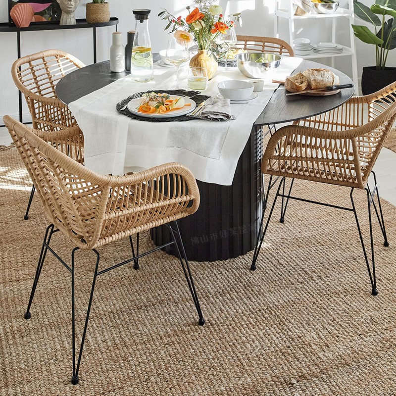 MOMO Ins Rattan Outdoor Balcon - Kids Outdoor Dining Table avis et prix