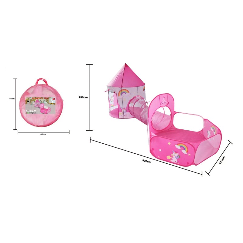 3 in 1 Kids Tent House Portabl - Kids Outdoor House Accessories avis et prix