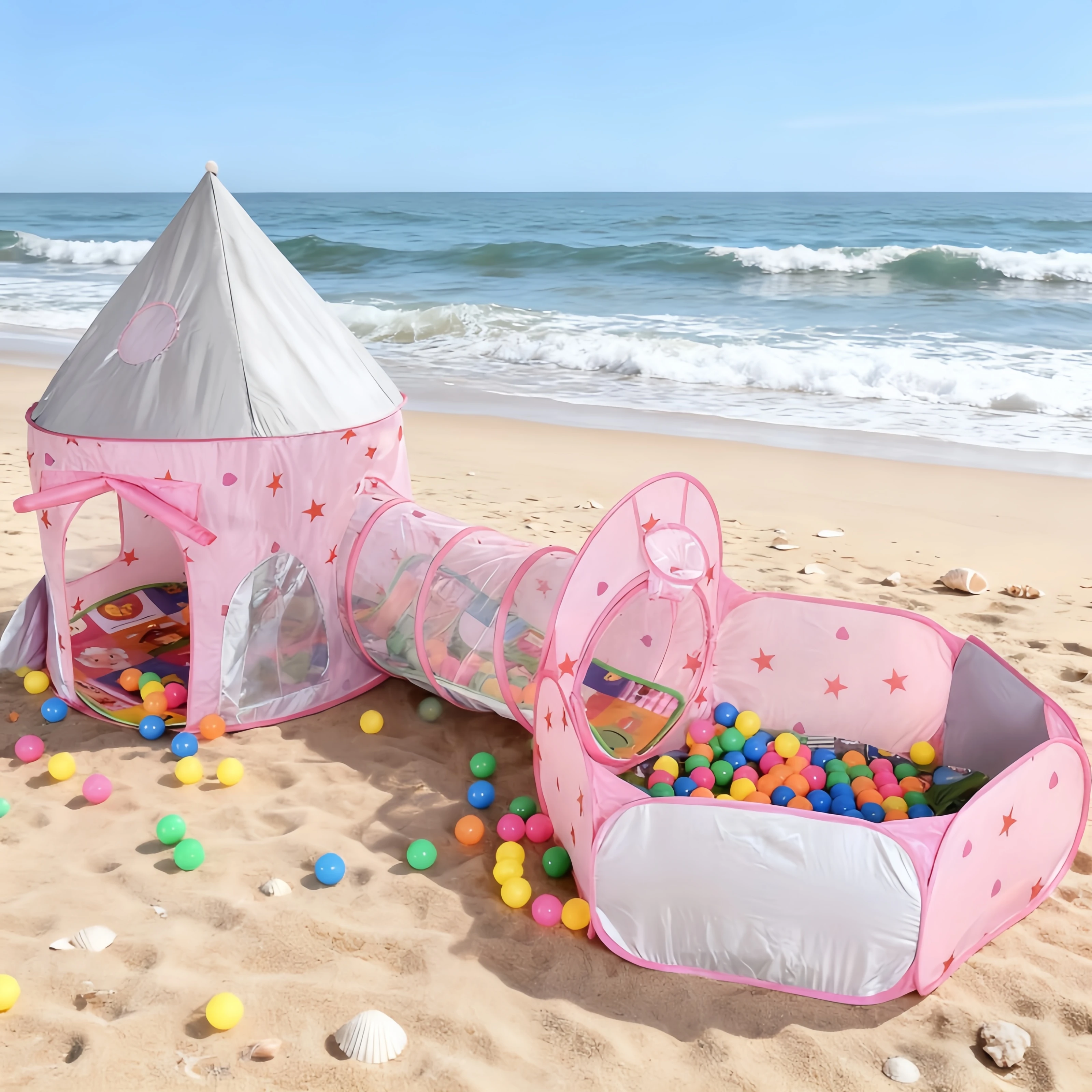3 in 1 Kids Tent House Portabl - Kids Outdoor House Accessories avis et prix
