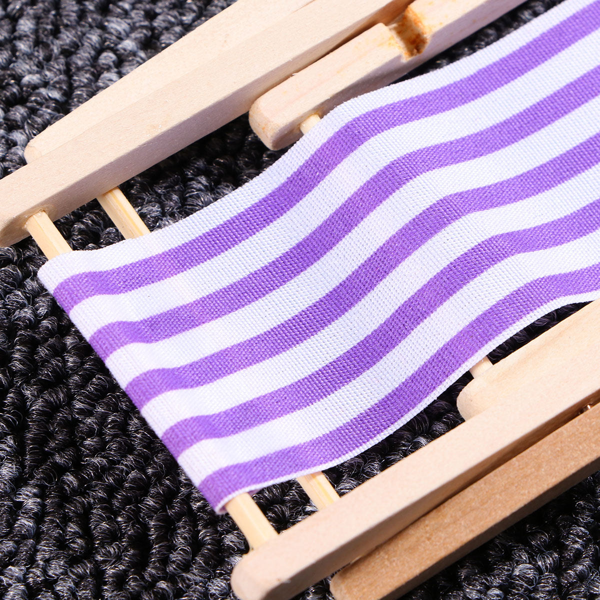 1Pcs Wooden Beach Chair Miniat - Kids Outdoor House Accessories avis et prix