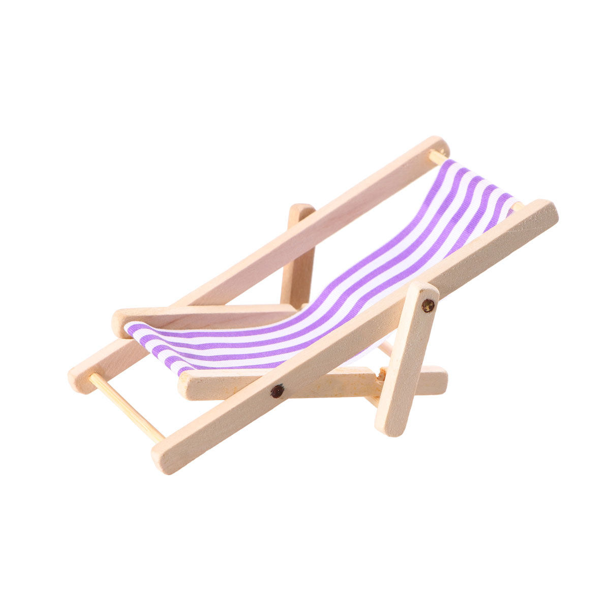 1Pcs Wooden Beach Chair Miniat - Kids Outdoor House Accessories avis et prix