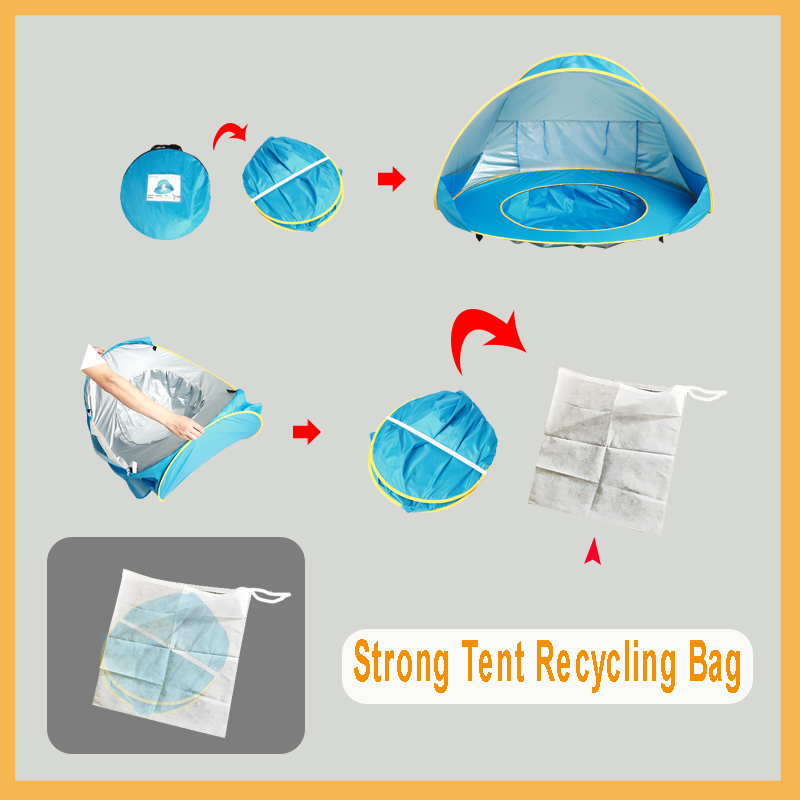 Baby Beach Tent Portable Shade - Kids Outdoor House Accessories avis et prix