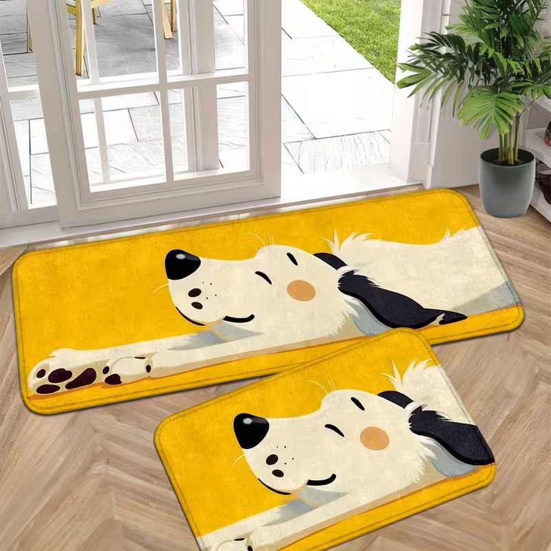 Playful Cartoon Dog Runner Rug - Kids Outdoor Kitchen Set avis et prix