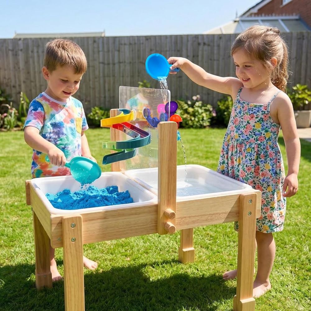 Sand and Water Table or Toddle - Kids Outdoor Wooden Table avis et prix