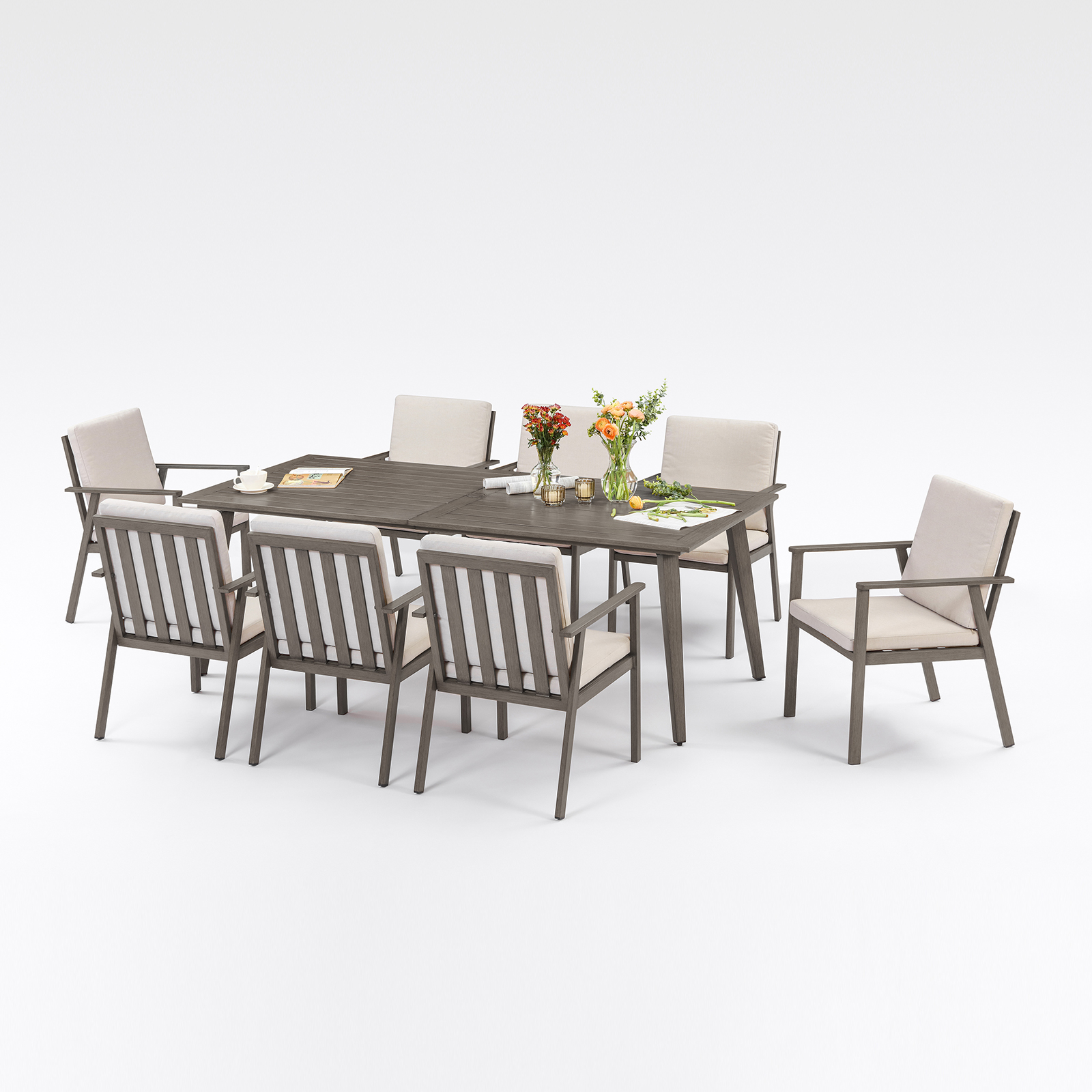 SeeHill 9-Piece Patio Dining S - Kids Outdoor Dining Table avis et prix