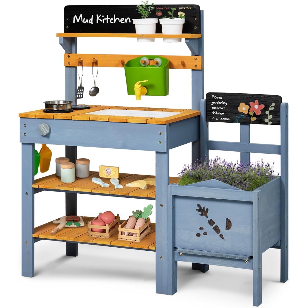 US Shipping Mud Kitchen for Ki - Kids Outdoor Kitchen Set avis et prix