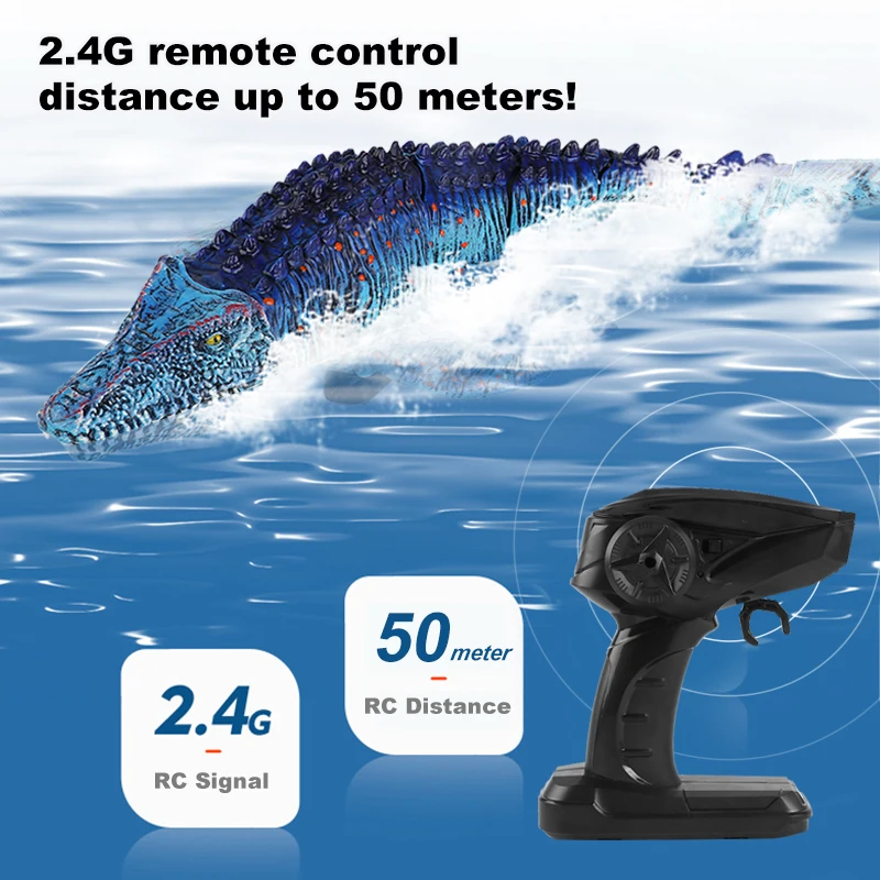 2.4G Simulation Mosasaurus RC  - Kids Outdoor Swing avis et prix