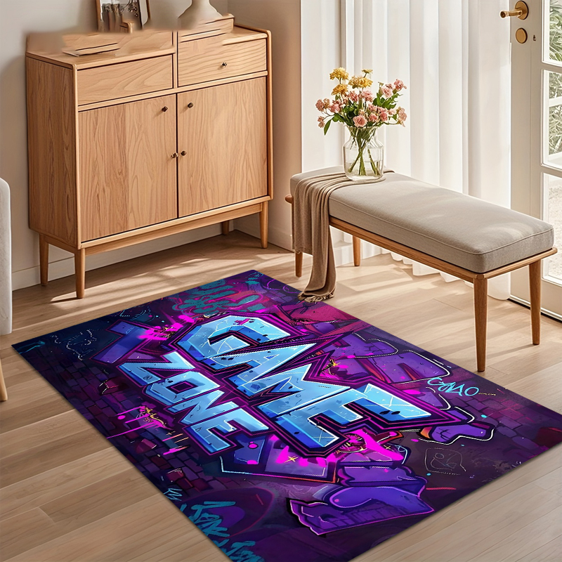 Graffiti Game Zone Area Rug No - Kids Outdoor Zone avis et prix