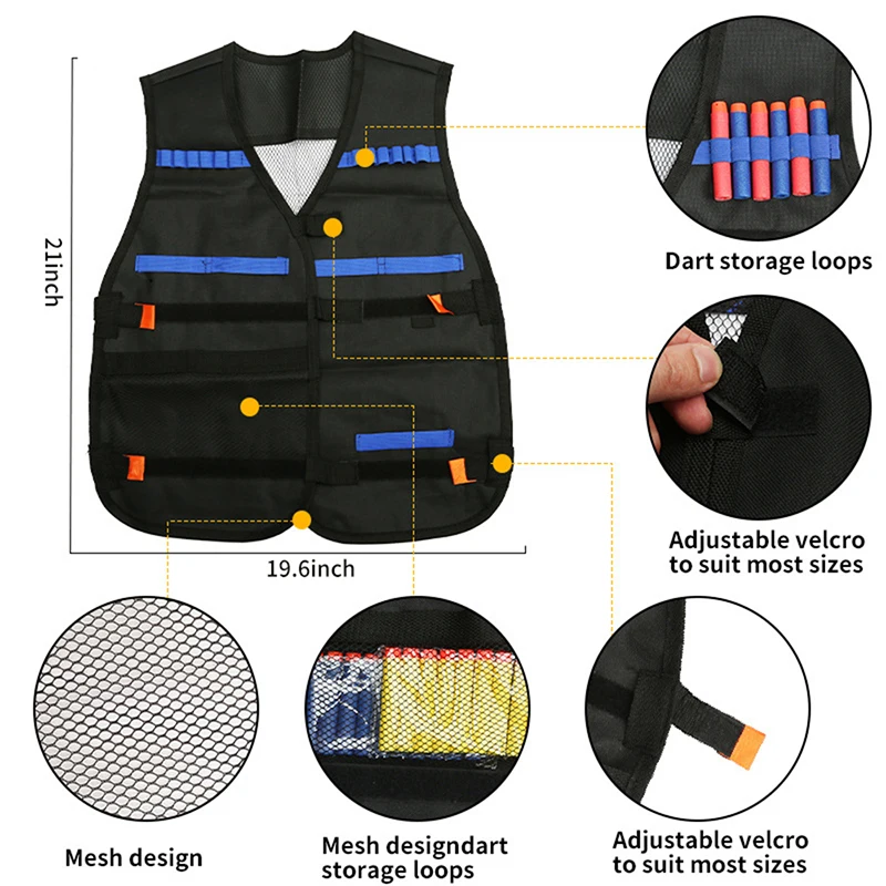 GBF Kids Tactical Vest Suit Ki - Kids Outdoor House Accessories avis et prix
