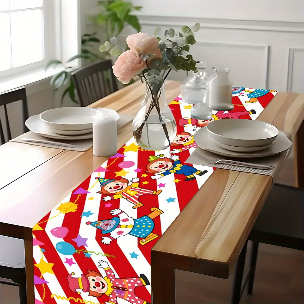 Circus Clown Party Table Runne - Kids Outdoor Dining Table avis et prix
