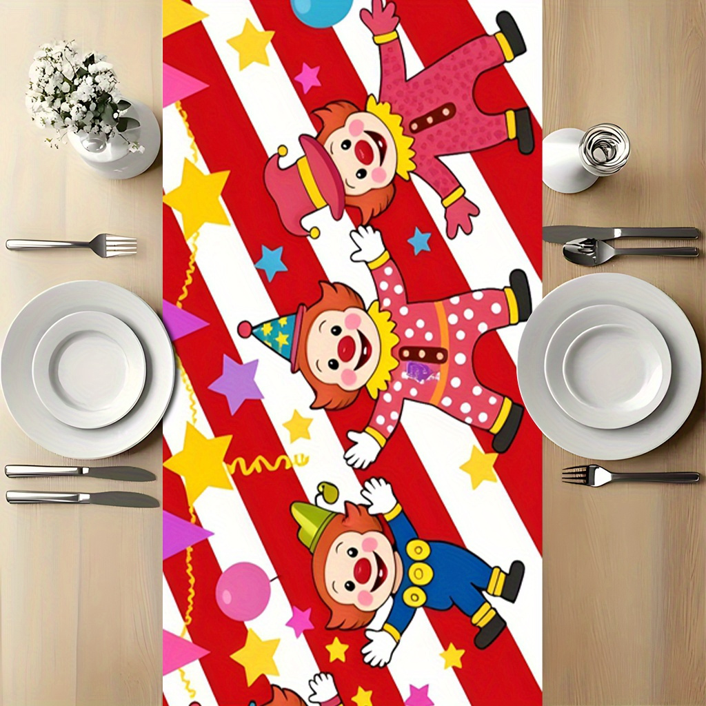 Circus Clown Party Table Runne - Kids Outdoor Dining Table avis et prix