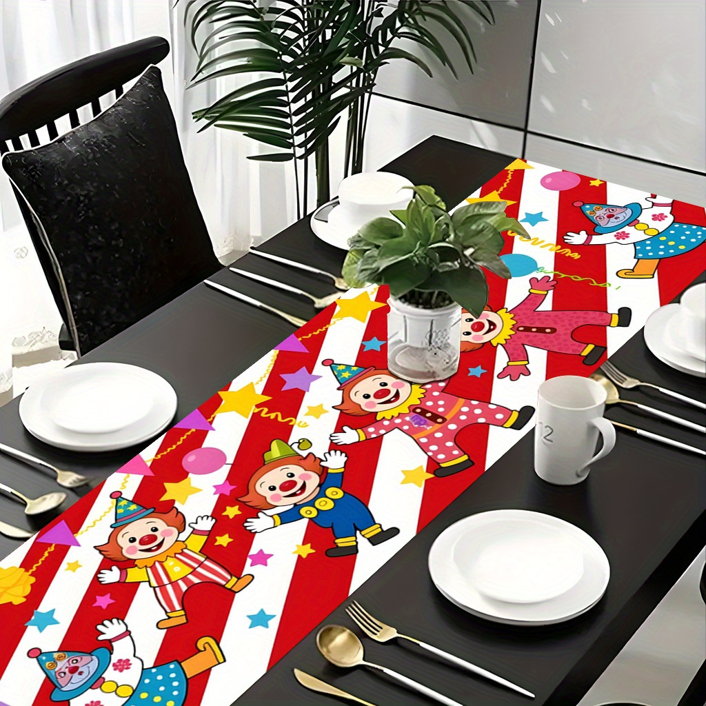 Circus Clown Party Table Runne - Kids Outdoor Dining Table avis et prix
