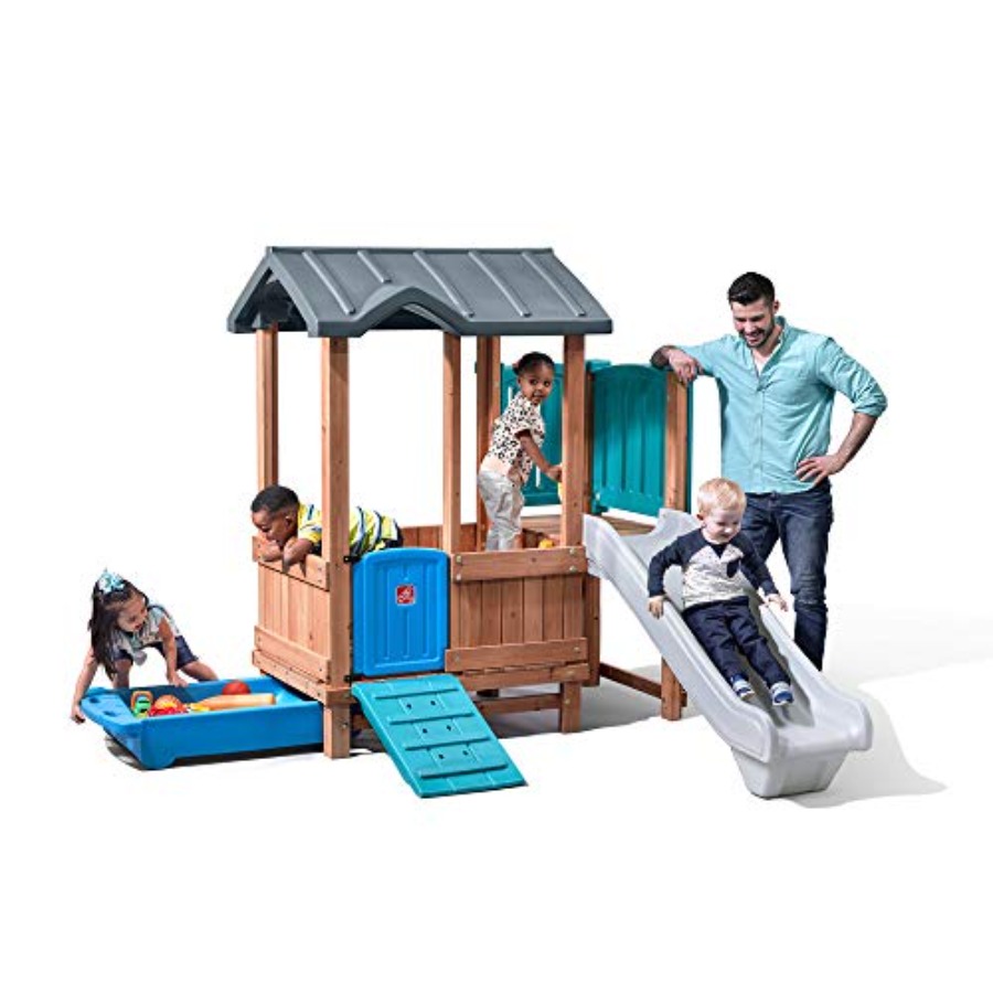 Woodland Adventure Playhouse & - Kids Outdoor Swing avis et prix