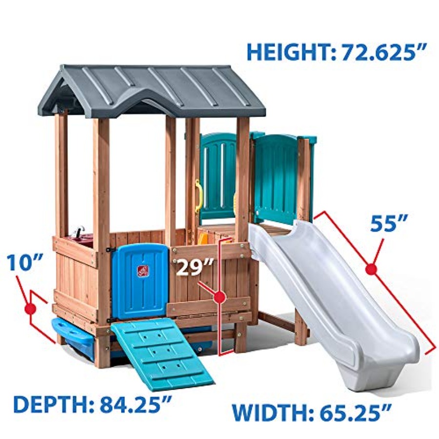Woodland Adventure Playhouse & - Kids Outdoor Swing avis et prix