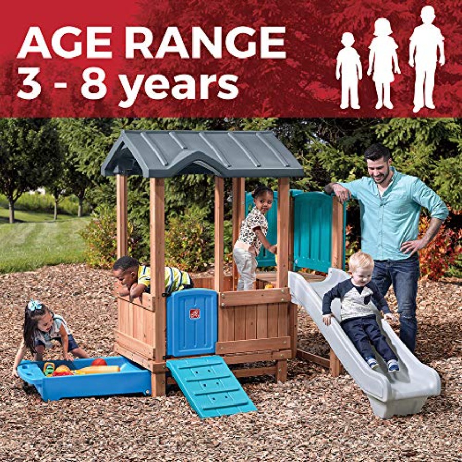 Woodland Adventure Playhouse & - Kids Outdoor Swing avis et prix