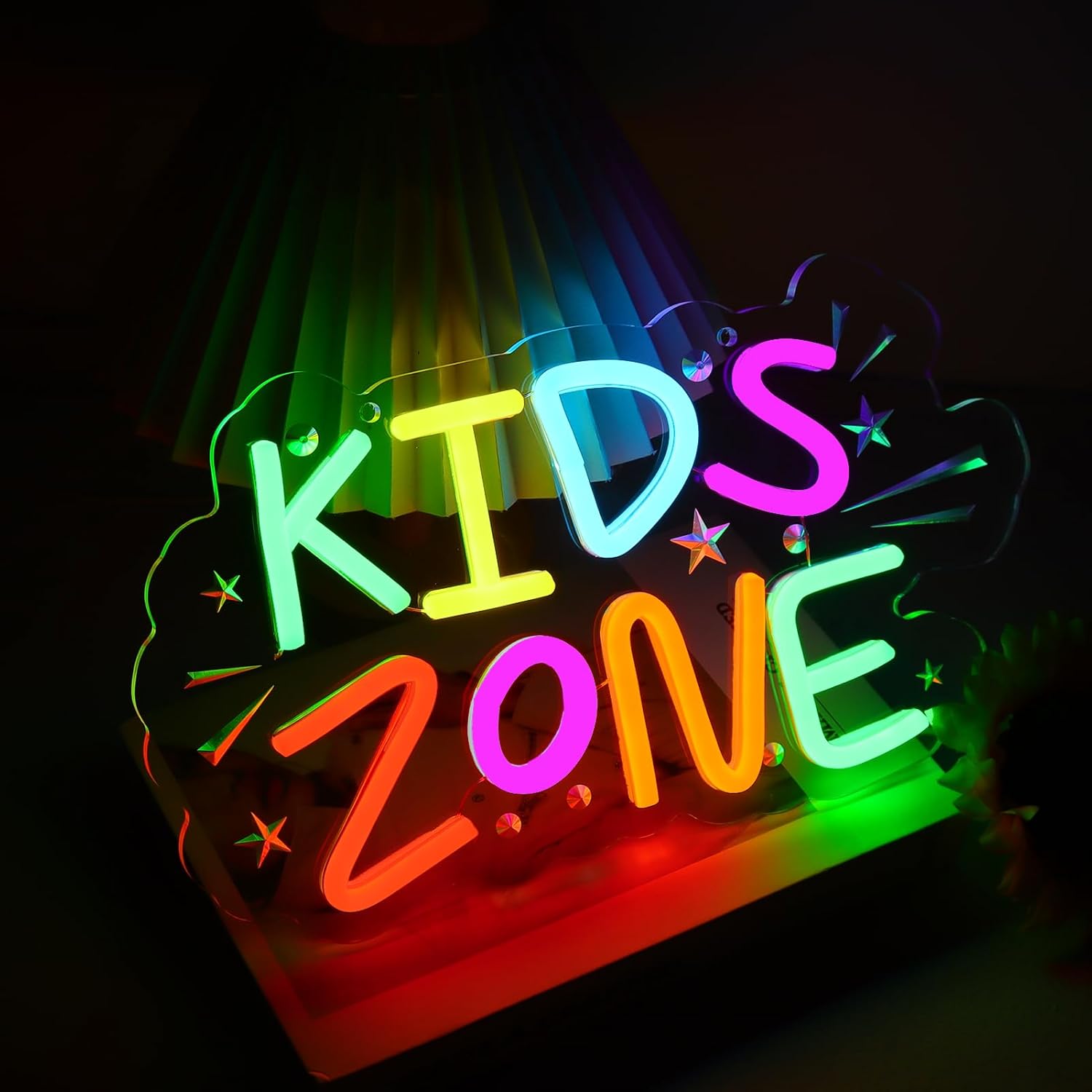 Kids Zone Neon Sign Art Wall L - Kids Outdoor Zone avis et prix