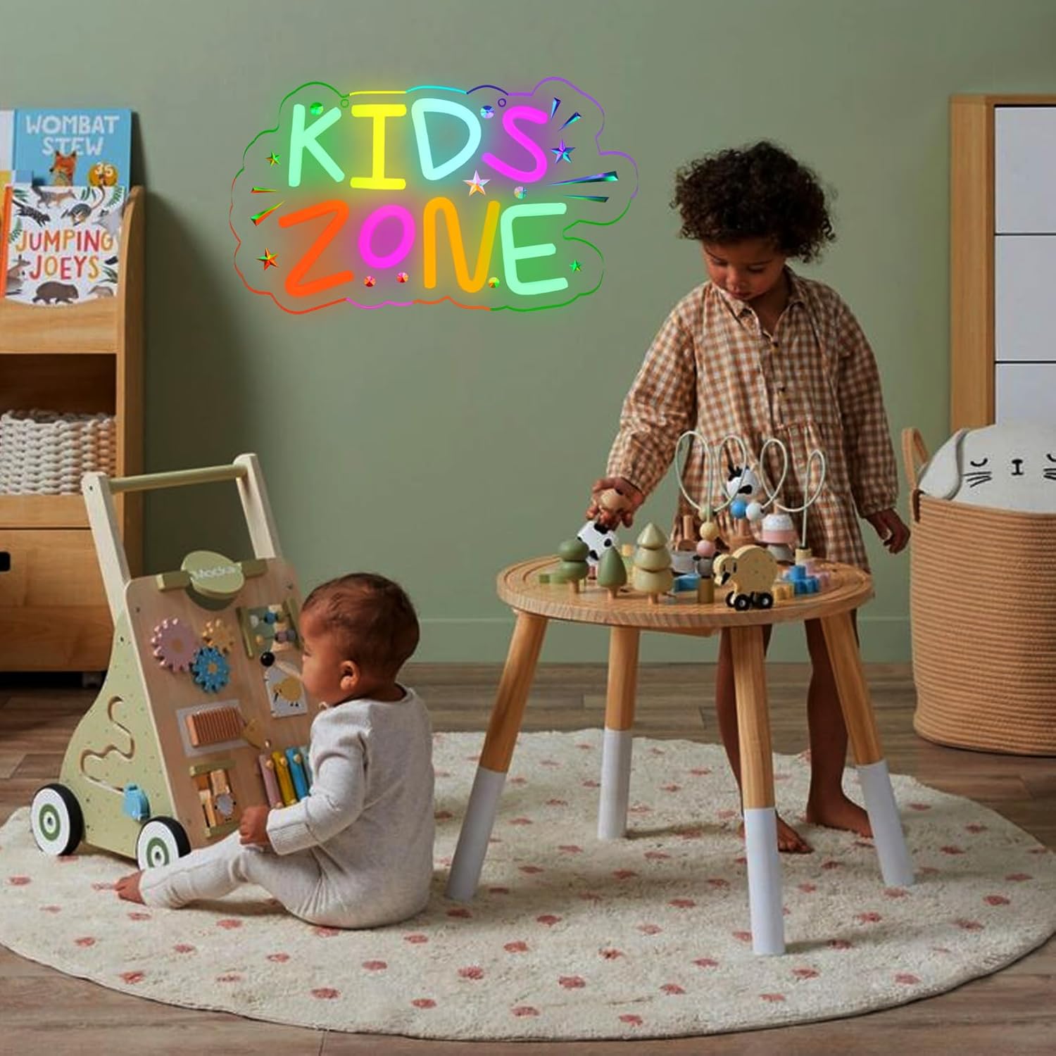 Kids Zone Neon Sign Art Wall L - Kids Outdoor Zone avis et prix