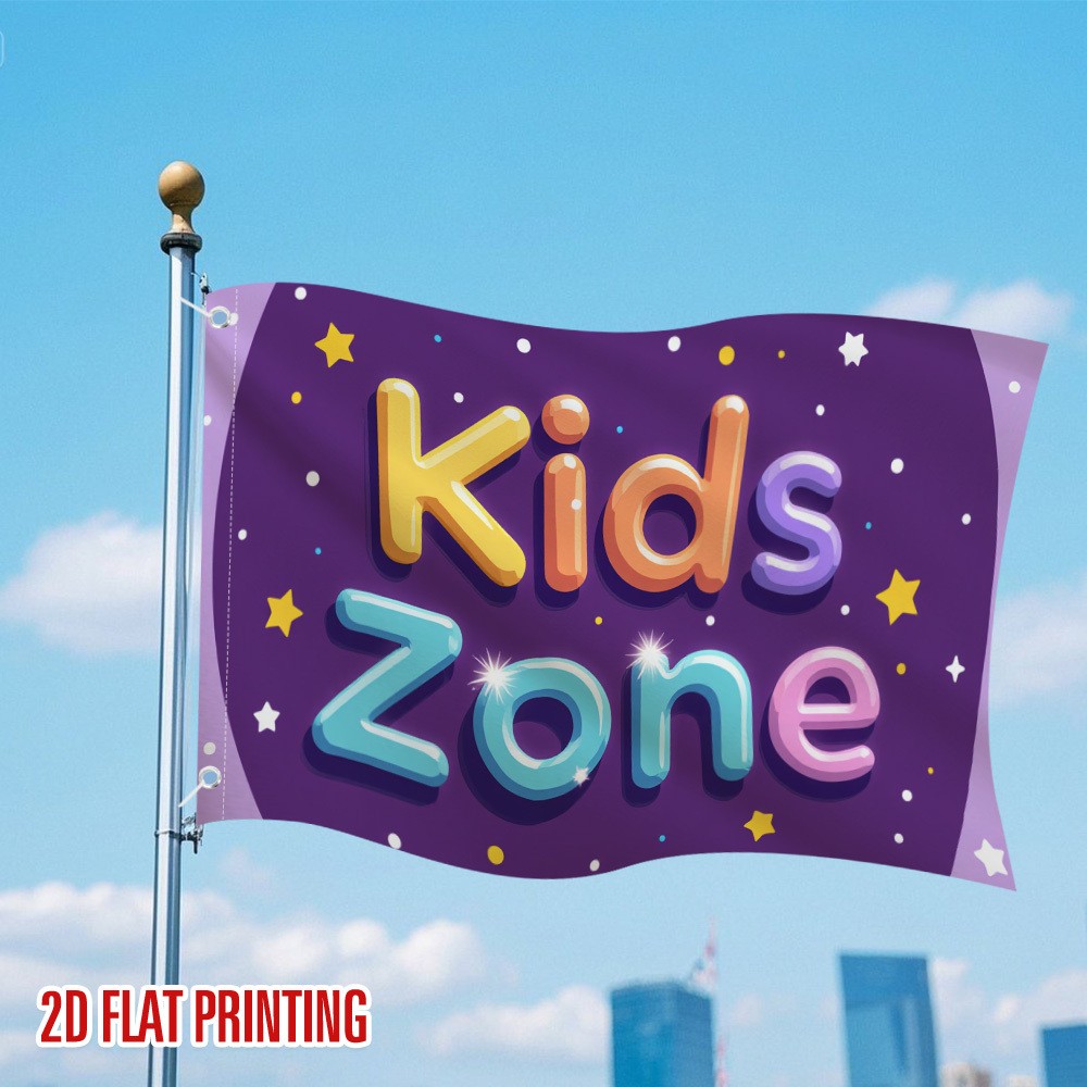 Kids Zone Garden Flag Durable  - Kids Outdoor Zone avis et prix