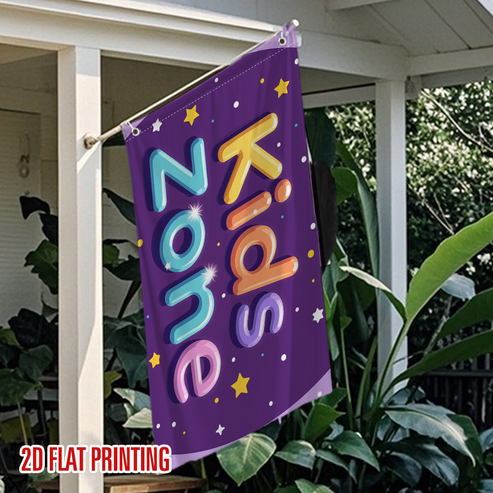 Kids Zone Garden Flag Durable  - Kids Outdoor Zone avis et prix