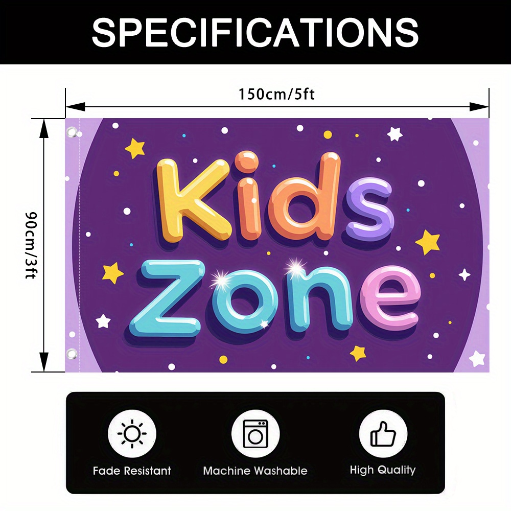 Kids Zone Garden Flag Durable  - Kids Outdoor Zone avis et prix