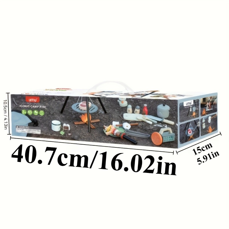Kids Wooden Camping Toys Set w - Kids Outdoor Kitchen Set avis et prix