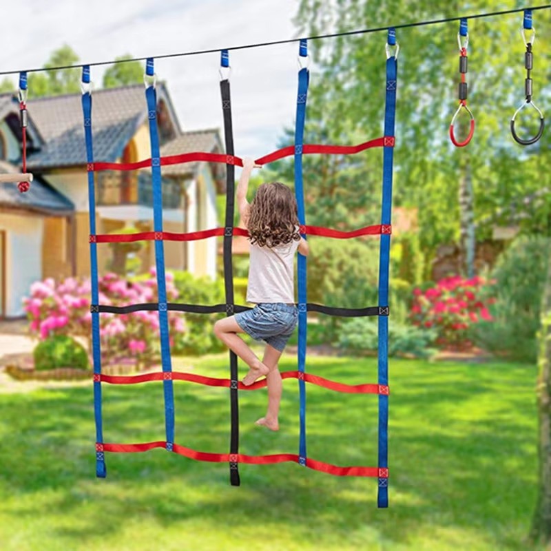 Outdoor Colored Ribbon Climbin - Kids Outdoor Swing avis et prix
