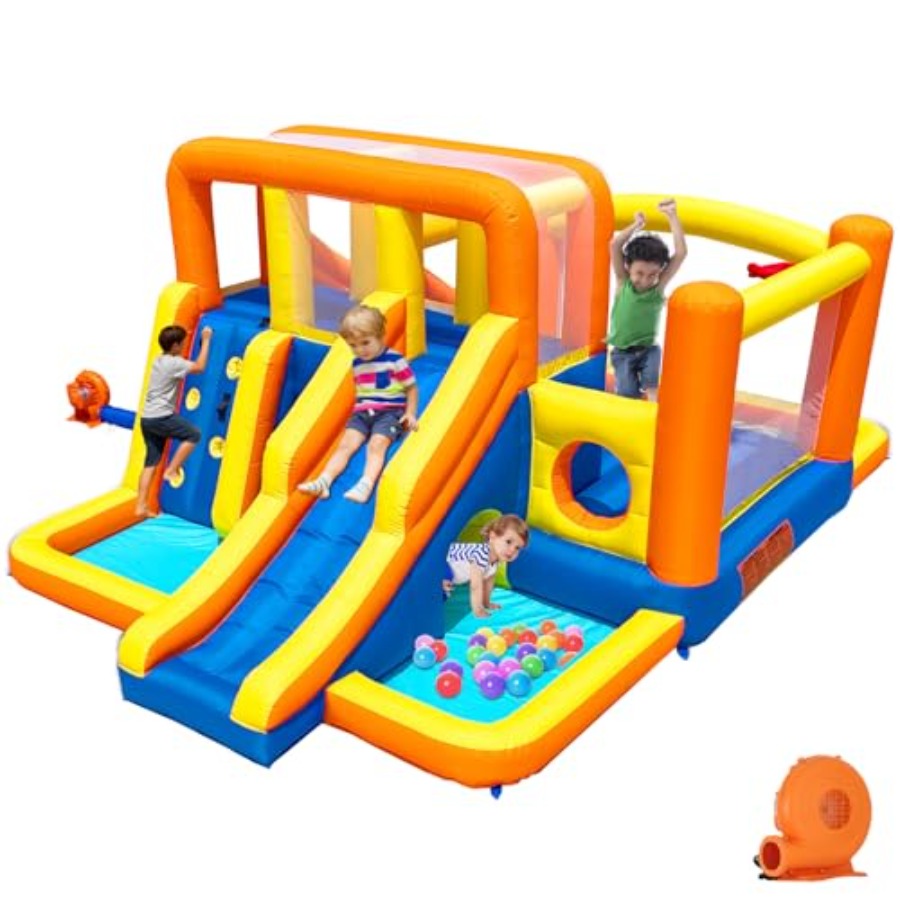 Outdoor bounce house water sli - Kids Outdoor Zone avis et prix