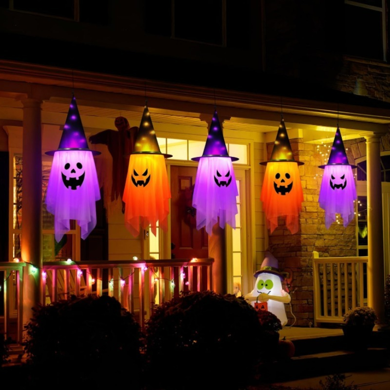 1-2PCS Halloween Glowing Pumpk - Kids Outdoor House Accessories avis et prix