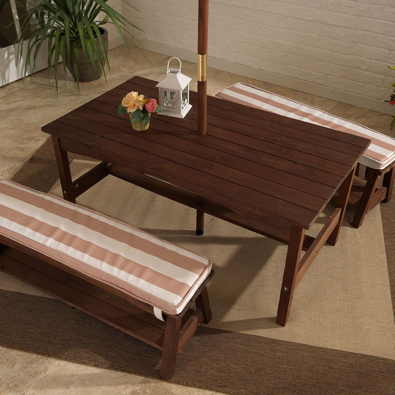 Outdoor Wooden Table & Bench S - Kids Outdoor Wooden Table avis et prix