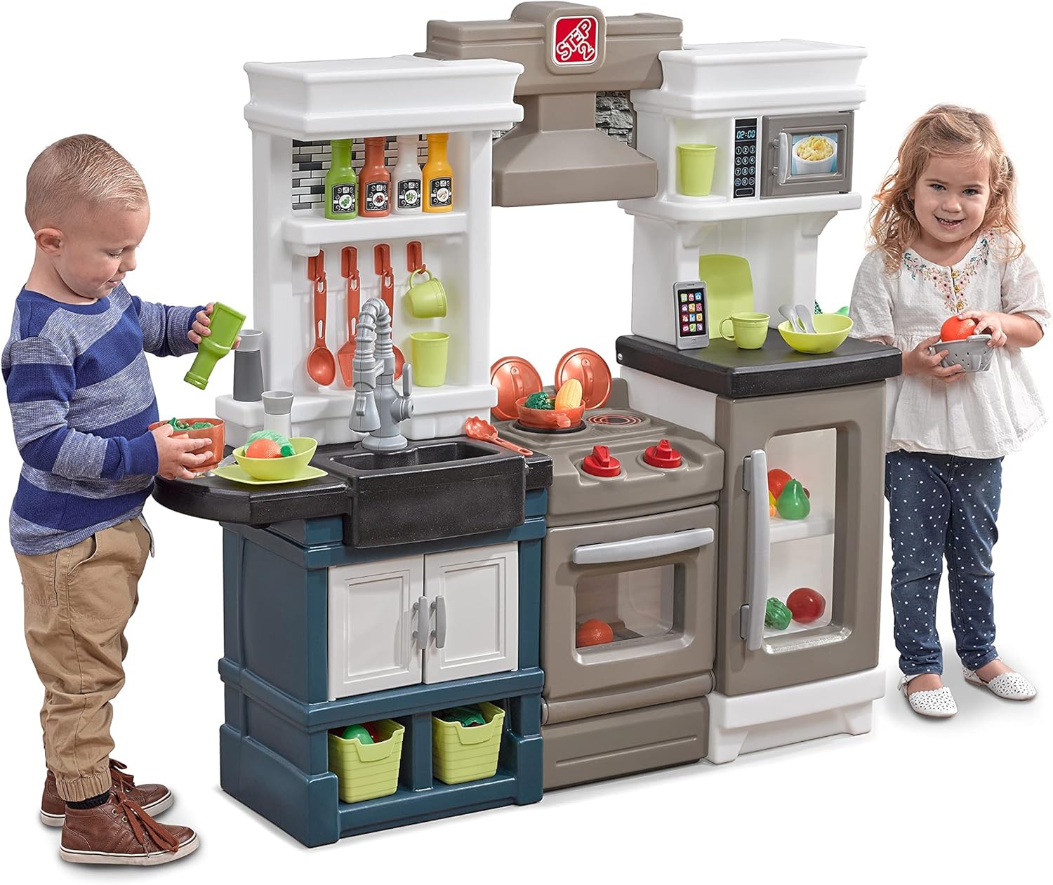 Modern Metro Kids Kitchen Play - Kids Outdoor Kitchen Set avis et prix