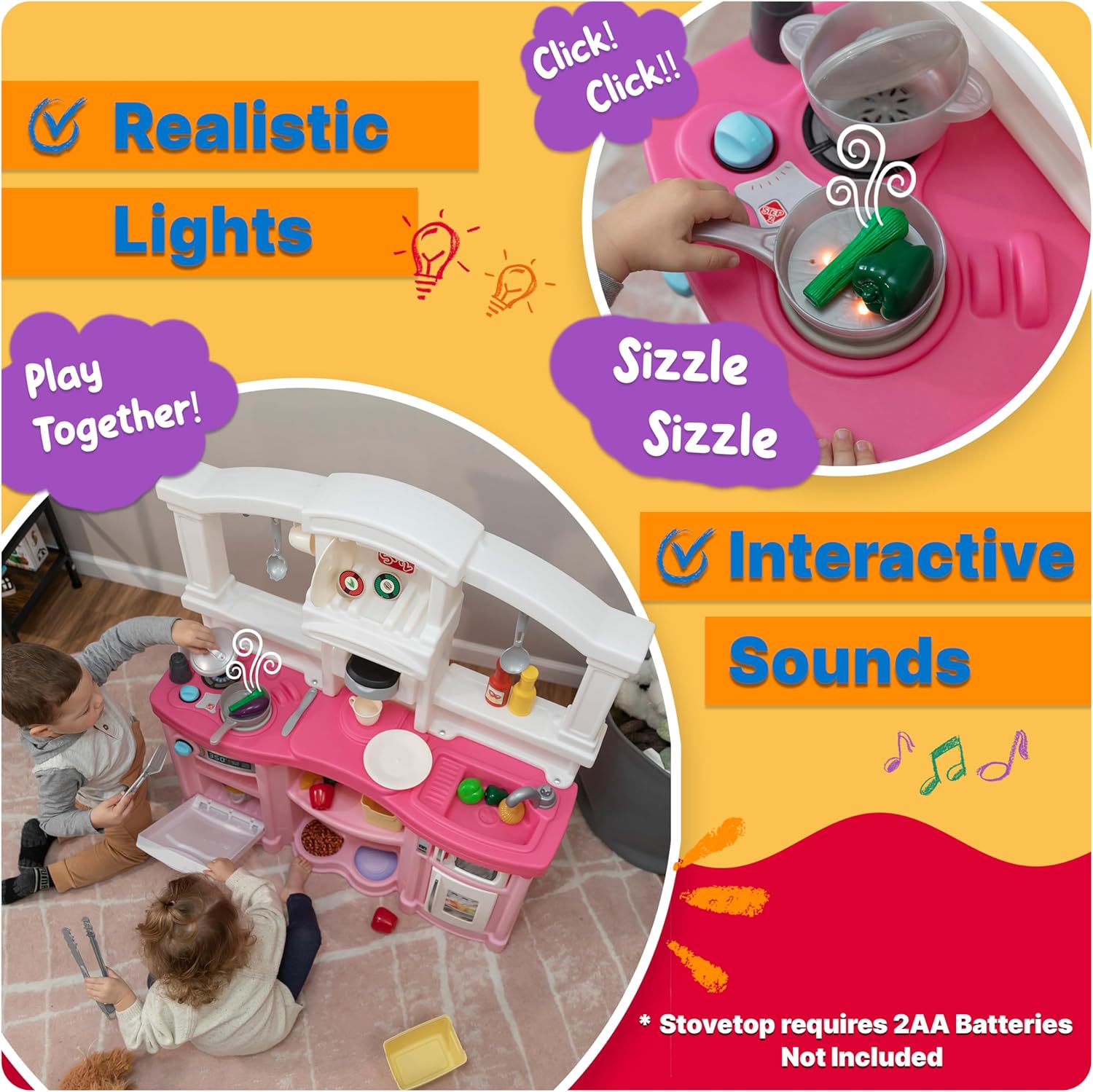 Fun with Friends Kids Kitchen  - Kids Outdoor Kitchen Set avis et prix