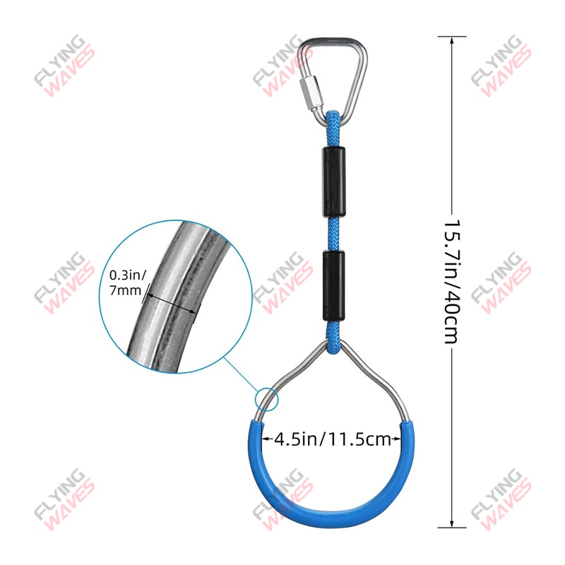 Kids Hanging GYM Ring Swing Cl - Kids Outdoor Swing avis et prix