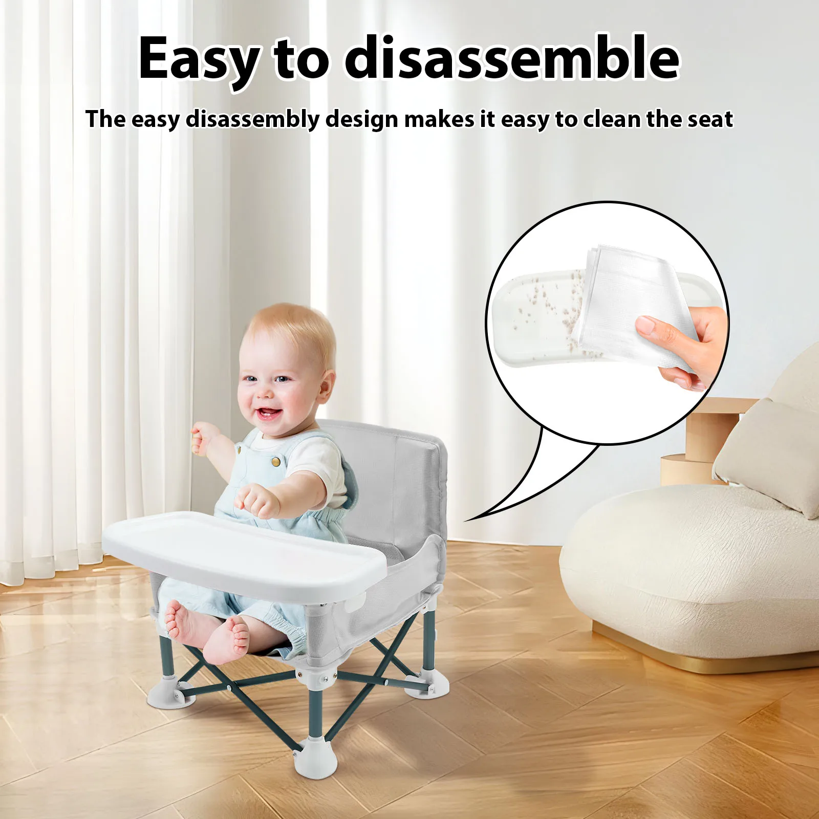 Toddler Booster Seat with Chil - Kids Outdoor Foldable Chair avis et prix